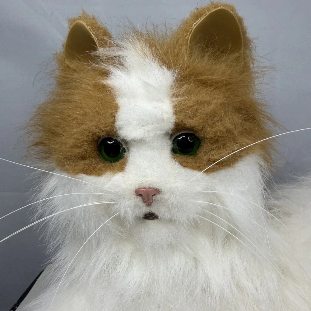 Hasbro Lulu My Cuddlin Kitty White Cat FurReal Friends Interactive Toy / READ